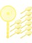 10PCS Mini Plaj Kepçe Net Sert Plastik Balıkçılık Ağları Banyo Oyunları Genç Su Oyuncakları Kum Aksesuarları Havuz Eğlence Araçları Plaj Netscolor: Sarı (Yurt Dışından) 1