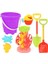 Toddlers Sandcastles Için Plaj Oyunu Seti Playset Kum Kalıp Kova Oyuncak Çocuklar Yaz Hediye Kum Binası Çocuk Su Oyun Oyuncak 11UC Renk: F Set (Yurt Dışından) 1