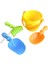 H3CD Canlı Plaj Oyuncak Kum Oyunu Çocuklar Için Seti Hafif ve Taşınabilir Plaj ve Arka Bahçe Gadgets Eğlence Playcolor: H3CD3TT607868-Y-4 (Yurt Dışından) 1
