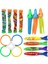 Dalış Oyuncakları Set Yüzme Havuzu Oyuncaklar Çocuklar Için Dalış Çubukları Dalış Yüzükleri Korsan Hazineleri Balık Oyuncakları Ahtapot Su Yüzme Banyosu Toys Renk: 15STK Set (Yurt Dışından) 1