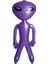 Sınır Ötesi Nokta Şişme Uzaylı Bebek, Cadılar Bayramı Dekorasyon Oyuncağı, Çizgi Film Hava Modeli Şişme Uzaylı Boyutu: 83CM/RENK: 1pcs-Purple (Yurt Dışından) 1