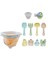 28TD Kum Oyun Seti Oyuncak Erkek ve Kız Için Katlanır Plaj Kovası Sulama Pot Kürek Tırmık ve Balık Kalıpları Sandcastle Oyuncak 11PCSCOLOR: Portakal Için (Yurt Dışından) 1