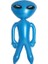 Sınır Ötesi Nokta Şişme Uzaylı Bebek, Cadılar Bayramı Dekorasyon Oyuncağı, Çizgi Film Hava Modeli Şişme Uzaylı Boyutu: 150CM/RENK: 1pcs -Blue (Yurt Dışından) 1