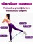 Jimnastik Pilates Direnç Lastiği Kalça Vücut Şekillendirici Yoga Squat Direnç Bandı Evde Spor 2
