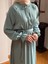 Reglan Kol Bel Lastikli Elbise 5077 2