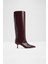 Selora Çizme Topuklu Çizme - Kırmızı 1