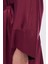 Fumée Bordo Kısa Saten Sabahlık / Kimono 6