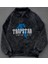 Yıkamalı Kumaş Oversıze Düğmeli Yakalı Sweat - %100 Penye Oversıze Sweatshırt 3