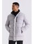 Taş Regular Fit Hakim Yaka Fermuarlı Kışlık Şişme Mont 5