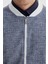 Lacivert Slim Fit Pamuklu Kolej Mevsimlik Mont 8