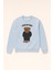 Erkek Çocuk Teddy Desenli Sweatshirt Pijama Üstü Mavi 1