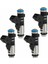 4pc Yeni Petrol Yakıt Enjektör Nozul 0280158057 Fiat Peugeot 206 Citroen C2 C3 Ortağı 1.1 IPM002 1984.C9 0280156324 (Yurt Dışından) 2
