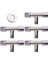5pcs Çift Kontrol 1 2&#39;de Banyo Tuvalet Açısı Valfi Çamaşır Makinesi Çift Su Bide Açısı Valf Musluğu (Yurt Dışından) 1