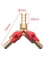 4pcs 3 Yol Kapalı Kalıp Vanası / Valf Kelepçesi Takma Hortum Barb Far Fuel Gaz 8mm Pirinç Y Tip Bahçe Aracı Için (Yurt Dışından) 3