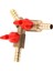 4pcs 3 Yol Kapalı Kalıp Vanası / Valf Kelepçesi Takma Hortum Barb Far Fuel Gaz 8mm Pirinç Y Tip Bahçe Aracı Için (Yurt Dışından) 5