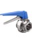 Mavi Tetik Sökümlü Kelebek Valfi Paslanmaz Çelik 304 Tri-Clamp (1,5 Inç Tri Kelime Kelebek Valfı) (Yurt Dışından) 3