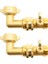 2pcs 90 Derece Bahçe Hortumu Dirseği 3/4 Inç Hortum Pirinç Bahçe Hortum Konnektörü Rv Su Bağlantıları ve Yerleşim Muslukları Için (Yurt Dışından) 4