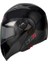 -158 Çene Açılır Gözlüklü E-Ce Belgeli Kask Mat Siyah 1
