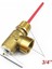 Rv Sıcak Su Isıtıcı Sıcaklık Basınç Tahliyesi Valfi Güvenlik Vanası 150PSI Için Rv Otomatik Güvenlik Tahliyesi Valfı 3/4inch Npt (Yurt Dışından) 4