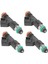 4pcs Yakıt Enjektörleri Nozul 12594512 Chevrolet Için Silverado Banliyö Gmc Yukon Sierra 2007-2009 5.3l 6.0l V8 217-2436 (Yurt Dışından) 5
