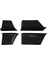 4pcs Araba Ön Kapı Koltuk Alanı Depolama Kutusu Mercedes Benz C Sınıfı W204 2008-2014 Iç Modifikasyon Dekoratif Aksesuarlar (Yurt Dışından) 4