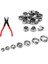 130PCS Tek Kulak Adımsız Hortum Kelepçesi +1 Pc Hortum Kip Kelepçe Pensesi 7-21MM Hortum Kelepçe Sinch Kelepçe Halkalar (Yurt Dışından) 1