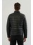 Erkek Siyah Slim Fit Içi Kalın Kürklü Su Itici Şişme Deri Ceket & Mont 5