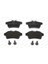 FDB4224 - Arka Fren Balatası Peugeot P3008 09 16 P5008 09 17 P508 10 18 P308 Gtı-Rzc 10 14 Cıtroen C4 09 16 Ds4-Ds5 11 15 1
