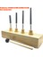 4pcs Doğru Frekans 128Hz 256Hz 512Hz 1024Hz Müzik Ayarlama Çatal Set Müzik Düz Çatal Ölçüm Ölçümü Hammer ile (Yurt Dışından) 5