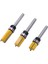 3pcs 1/4 Inç Floş Trim Yönlendirici Bit Desen Bit Üst ve Alt Yatak 1/2 Inç Bıçak Şablonu Kenar Ahşap Düzeltici Kesici Marangoz (Yurt Dışından) 2