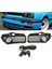 1paır Araç Ön Tampon LED Sis Lambası Izgara Kapağı Vw Golf Jetta Mk3 Cabrio 1993-1998 Beyaz Drl Sürüş LED Sis Işığı (Yurt Dışından) 3
