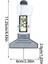Dijital Lastik Sırt Derinliği Metre Basma Derinliği Dedektör Dijital Lastik Derinlik Göstergesi LCD Ekran Dijital 0.25.4mm Aralık (Yurt Dışından) 3