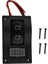 12-24V LED Çift Pil Test Paneli Rocker Switch Otomobil Kamyonu Deniz Teknesi Voltmetre 4p Açma (Yurt Dışından) 1