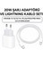 Iphone 11/12/13/14/plus/pro/pro Max Ile Uyumlu Şarj Seti 20W Adaptör+Lightnin Type-C Kablo 1