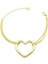 Zincir Kalp Bileklik - Altın 2