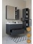 Madrid 65 cm Antrasit MDF Banyo Dolabı Seti ve Boy Dolabı 7