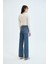 KARLA Straight Fit Orta İndigo Kadın Jean Pantolon 7
