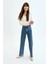 KARLA Straight Fit Orta İndigo Kadın Jean Pantolon 8