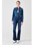 LYDIA Skinny Flare Fit Koyu İndigo Kadın Jean Pantolon 5