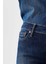 LYDIA Skinny Flare Fit Koyu İndigo Kadın Jean Pantolon 9