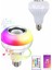 Bluetooth Hoparlör Akıllı Rgb LED Işık Renk Değiştirme Ses Bombası Ampül Görünümlü 3
