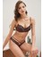 Arias Closet Balenli Destekli Dolgulu Askı Detaylı Dantelli Sütyen ve Slip Takım 3