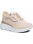 Zenne 207 Cilt Bej Beyaz Siyah Ortopedik Spor Ayakkabı 2