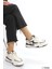 Kadın Hakiki Deri Mevsimlik Kalın Taban Sneaker Spor Ayakkabı 5KZ/S30051 3