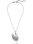 5723411 Swan Vienna Pendant And Brooch, Swan, White, Ruthenium Plated 1