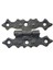 Antika Tarz Dekoratif Pirinç Yıldız Menteşe - 63X36 Mm, Oksit 1