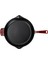 Döküm Yuvarlak Kızartma Tavası Döküm Demir Yekpare Saplı. ÇAP(Ø)34CM-BORDO 3