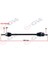 4491006 - Komple Aks Sağ Hyundaı Accent Era 1.4l 1.6l G4EE G4ED Benzinli 06-10 Abs Li 25×25 - Abs 48 Diş Komple Boy 924MM 1