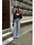 Pinterest Tasarım Taş Detay Tasarım Wide Leg Kot Pantolon Geniş Paça 3