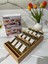 7119008-MIEN 12’li Cam Baharat Seti MIEN-1455 Bambu Kapaklı Organizer Standlı 1